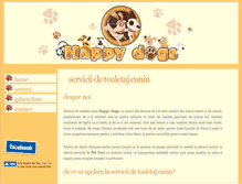 Tablet Screenshot of happy-dogs.ro